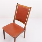 Set Of 6 Danish Mid-Century Modern Chairs By Hugo Frandsen For Spøttrup Stolefabrik thumbnail 8