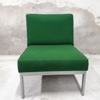 Vintage Fauteuil Element Bankje Groene Fauteuil Retro Bank thumbnail 3