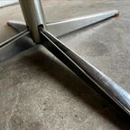 Vintage Zwarte Fauteuil. / Stoel / Eenzit Met Stervoet thumbnail 5