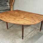 Antieke Tafel Eettafel Franse Wandtafel thumbnail 24