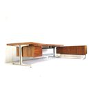 Groot Exclusief Vintage Palissander Hoekbureau Van Voko Gemaakt In De Jaren ’60 thumbnail 2