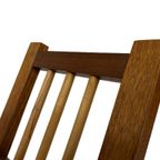 Vintage Massief Houten Tijdschriftenrek Jaren 70 Design thumbnail 8