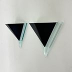 Set Of 2 Post Modern Wall Lamps Sconce , 1980S thumbnail 9