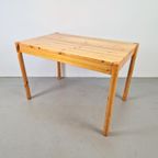 Vintage Grenen Pine Rechthoekige Eettafel Deens Design ‘60 thumbnail 4