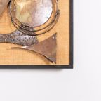 1970’s Danish Brutalist Wall Sculpture / Wanddecoratie / Muurdecoratie From Henrik Horst thumbnail 5