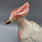 Porseleinen Art Deco Vogel Met Kuif thumbnail 6