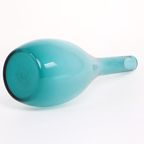 Grote Blauwe Scandinavische Glas Vaas thumbnail 4