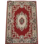 Overwegend Rood/beige En Groen Vloerkleed Oosters Motief 267x180cm thumbnail 2