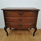 Vintage Queen Ann Ladekastje Ladekast, Commode Dressoir 010 thumbnail 4