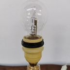 Vintage Tafellamp Nachtlampjes Messing En Marmer Lampen thumbnail 6