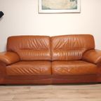 Vintage Lederen Sofa thumbnail 5