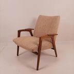 Vintage Deens Design Fauteuil, Yngve Ekstrom 1960S Teak Hout thumbnail 3