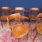 Vintage Brocante Eiken Houten Windsor Chairs Engelse Stoelen thumbnail 16