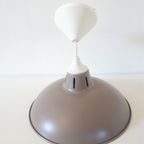 Vintage Metalen Hanglamp Taupe Retro Hanglamp thumbnail 5