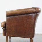 Karaktervolle Schapenleren Clubfauteuil Met Een Luxe, Rustieke Uitstraling thumbnail 6