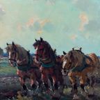 Arnout Van Gilst. Schilderij "Ploegman". thumbnail 5