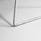 Vintage Mid-century Set Van 7 Zwart-witte Harry Bertoia Eetkamerstoelen thumbnail 9