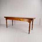 Elegant 20th Century French Cherrywood Extending Dining Table thumbnail 5