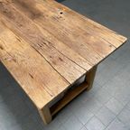 Rustieke Eikenhouten Boeren Eettafel thumbnail 26