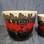 Bay Keramik - Set Van 2 Bloempotten thumbnail 2