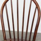 Set Van 6 Vintage Houten Windsor Spijlen Stoelen Uit De Jaren ’70 In Engelse Stijl thumbnail 16