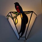 Vintage Wandlamp Glas In Lood / Tiffany Stijl thumbnail 6
