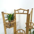 Bamboe Plantenrek, Roomdivider Vintage Kamerscherm thumbnail 8