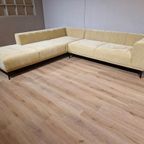 30% Korting- Nieuw - Prominent Trevi Hoekbank - Stof - Geel thumbnail 9