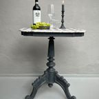 Handbeschilderde Tafel Met Harlekijnpatroon thumbnail 3