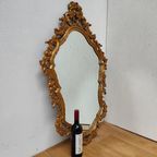 Vintage Barok Brocante Rococo Spiegel Schouwspiegel Facet 13 thumbnail 5