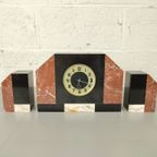 Marmeren Art Deco Klokstel thumbnail 6