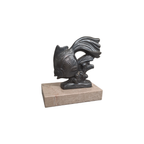 Frans Art Deco Beeldje Van Een Goudvis thumbnail 4
