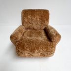 Roestbruine Italiaanse Velvet Fauteuil, 1970’S thumbnail 6