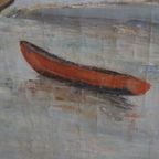 Karel Heymans (1899-1974) Bootjes Aan Het Strand thumbnail 3