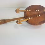 Vintage Afrikaanse Kalbas Gitaar Leer ‘60 Authentiek Afrika thumbnail 4