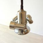 Vintage Herda Lamp Hanglamp Chroom Jaren 60 thumbnail 5
