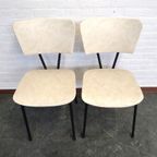 2x Eetkamerstoelen Vintage thumbnail 4