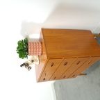 Teak Ladekast Met Schuine Poten Uit Zweden thumbnail 12