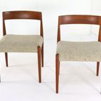 Set 2 Kai Kristiansen Voor Fritz Hansen Stoelen Vintage thumbnail 14