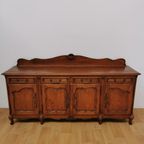 Groot Vintage Landelijk Dressoir Wandkast Buffetkast Ladekast thumbnail 18