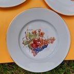 Vintage Limoge Borden 4 St.uitstekende Staat. 25 Cm thumbnail 4