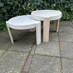 Cassina Gianfranco Frattini Bijzettafels 1970S thumbnail 2