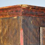 Hand-Beschilderde Kast, Circa 1850 thumbnail 5