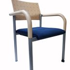 5 X Postmoderne Memphis Stijl Armstoelen/ Vergaderstoelen Door Arge2 Voor Wiesner Hager, 1980S thumbnail 2