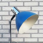 Vintage Bureaulamp Blauw thumbnail 5