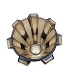 Art Deco Rookglas Vaas Jaren 30 thumbnail 3