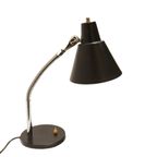 Vintage Bureaulamp Zwart Verstelbaar, Jaren '50 thumbnail 2