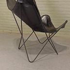 Zwarte Leer Vliender Fauteuil Stoel thumbnail 18