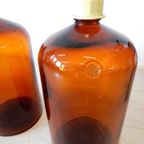 Xxl Retro Vintage Apothekersfles Vaas Fles Glasjaren 60 / 70 thumbnail 4