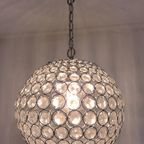 Vintage Hanglamp Met Kristal Glas thumbnail 5